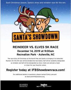 Santa's Showdown 5K @ Recreation Park in East Asheville