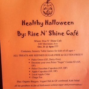 Healthy Halloween by Rise & Shine @ Rise 'n Shine Cafe