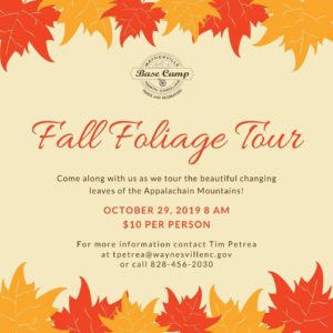 Fall Foliage Tour @ Base Camp Waynesville