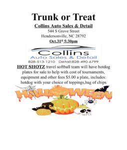 Trunk or Treat @ Collins Auto Sales & Detail