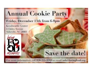 Annual Cookie Party @ Loving Food Resources