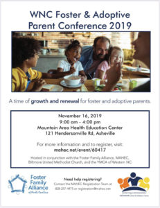 WNC Foster & Adoptive Parent Conference 2019 @ Mountain Area Health Education