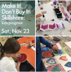 Make It Don't Buy It Skill Share: Kids Program @ Warren Wilson College