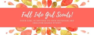 Fall into Girl Scouts- Outdoor Art Creator event @ Malvern Hills Park