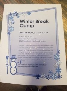 Winter Break Camp (7-12yrs) @ Lakeview Putt and Play, LLC