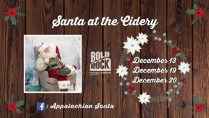 Santa at the Cidery @ Bold Rock Hard Cider (Mills River, NC)