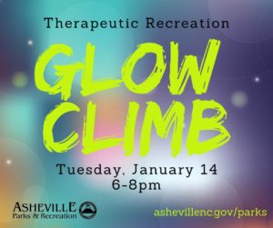 Therapeutic Recreation Glow Climb (6+yrs) @ Tempie Avery Montford Center