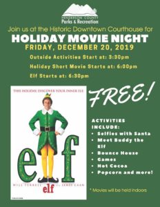 Holiday Movie Night featuring Elf! @ Henderson County, NC Government