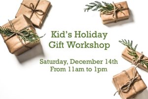 Kid's Holiday Gift Workshop! @ Fired Up Creative Lounge - Asheville