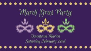 Mardi Gras Party - Downtown Marion @ Downtown Marion NC