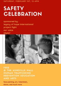 Safety Celebration with Legacy of Hope @ Asheville Mall