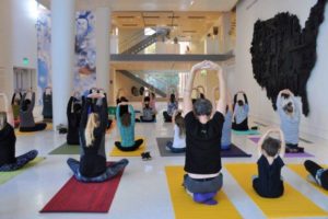 Early Bird Yoga (visitors aged 5+) @ Asheville Art Museum