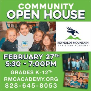 Community Open House @ Reynolds Mountain Christian Academy