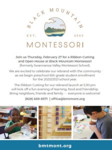 Ribbon Cutting & Open House @ Black Mountain Montessori