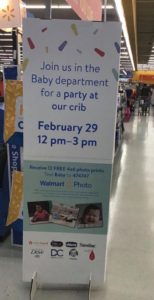 ‘Party at our Crib’ Best of Baby Month Celebration @ all area Walmart stores