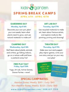 Spring Break Camp @ Kids Garden AVL