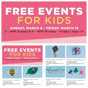 FREE Crafting Events for Kids (3+yrs) @ all area Michael’s Stores