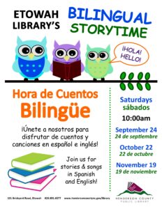 Bilingual Story Time @ Etowah Branch Library