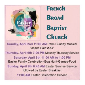 Easter Family Celebration @ French Broad Baptist Church