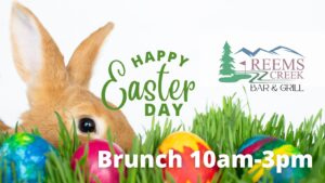 Easter Sunday Brunch & Kids Egg Hunt @ Reems Creek Bar & Grill