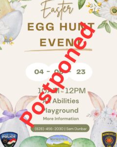 POSTPONED: Easter Egg Hunt @ All Abilities Playground at the Waynesville Recreation Center