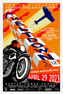 The Meltdown Vintage Motorcycle Show @ Hendersonville Airport 