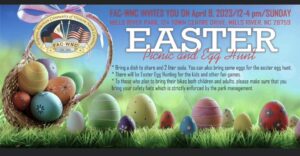 Easter Picnic and Egg Hunt @ Mills River park