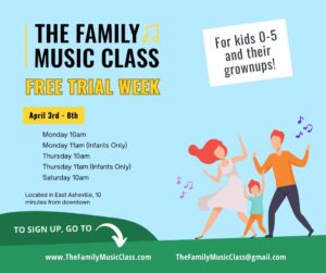 FREE Trial Week @ The Family Music Class of Asheville