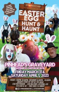 Easter Egg Hunt & Haunt Night @ Pinhead's Graveyard