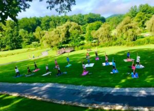 FREE YOGA classes: (Pardee in the Park) @ The Park at Flat Rock