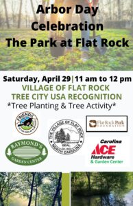 Arbor Day Celebration @ The Park at Flat Rock