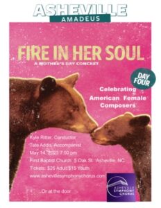 Fire in Her Soul : A Mother's Day Concert @ First Baptist Church