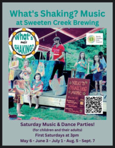 What's Shaking? Saturday Music and Dance Party! (for littles and their adults) @ Sweeten Creek Brewing