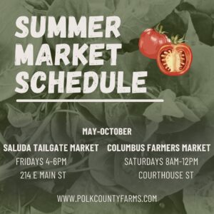 Polk County Farms Market: Saluda Tailgate Market @ Saluda Elementary