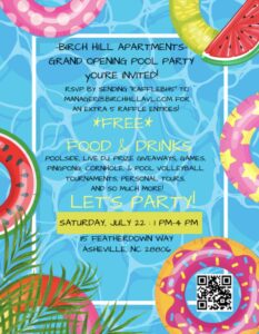 Grand Opening Pool Party @ Birch Hill Apartments