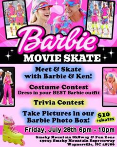 Barbie Movie Skate @ Smoky Mountain Sk8way & FUN ZONE