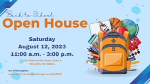 Back to School Open House @ WhimsicalWonderings