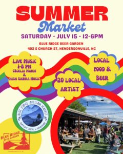 Blue Ridge Artisan Summer Market @ Blue Ridge Beer Garden