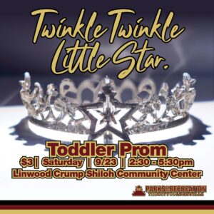 Twinkle Twinkle Little Star Toddler Prom @ Linwood Crump Shiloh Community Center