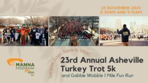 23rd Annual Turkey Trot 5K and Gobble Wobble 1 Mile Fun Run @ Pack Square Park