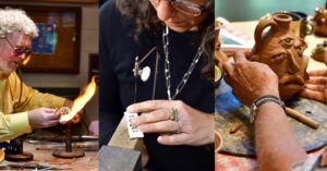 Glass, Metal, & Clay Day @ Folk Art Center