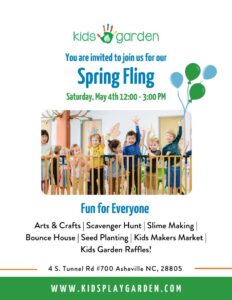 Spring Fling @ Kids Garden Asheville