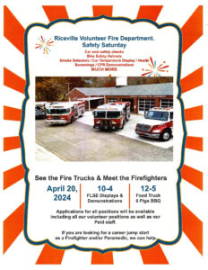 Safety Saturday @ Riceville Volunteer Fire Department