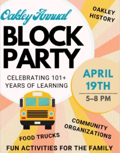 Oakley Annual Block Party @ Oakley Elementary School