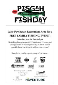 Pisgah Fish Day @ Lake Powhatan Recreation Area