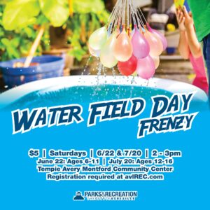 Water Field Day Frenzy @ Tempie Avery Montford Community Center