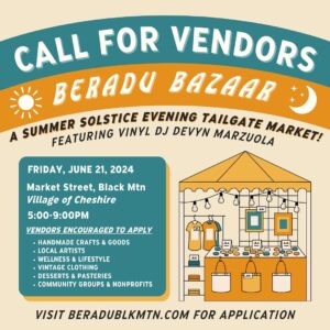 Beradu Bazaar: A Summer Solstice Evening Tailgate Market @ Beradu Specialty Market, Kitchen & Bar