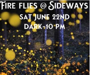 Fireflies at Sideways @ Sideways Farm & Brewery