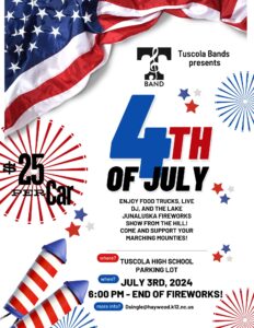 WAYNESVILLE: July 4th on the HILL Firework Show @ Tuscola High School