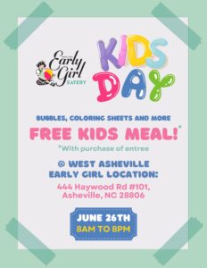 Kids Day @ Early Girl Eatery